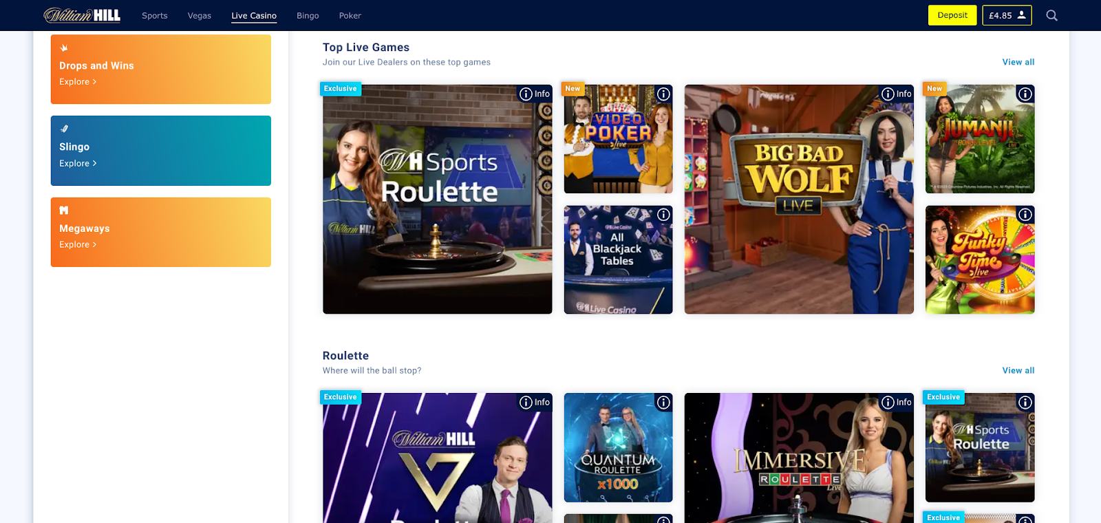  William Hill Live Casino