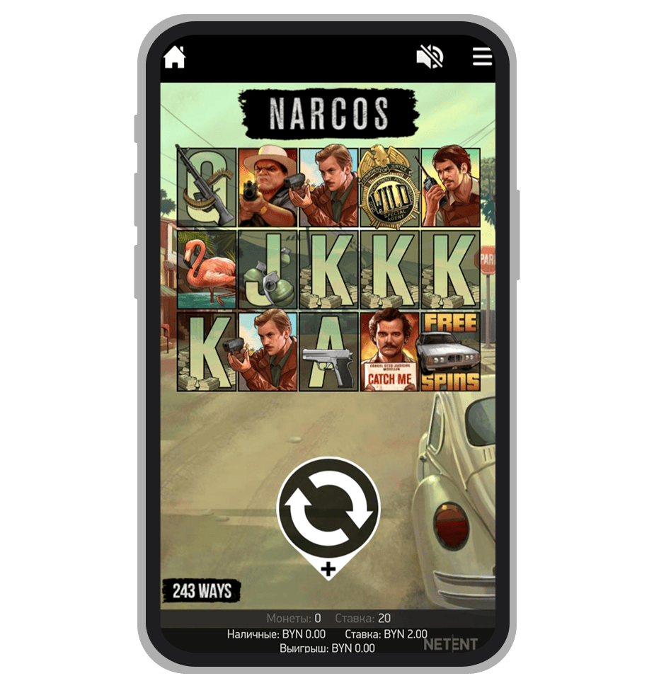 Видеослот Narcos