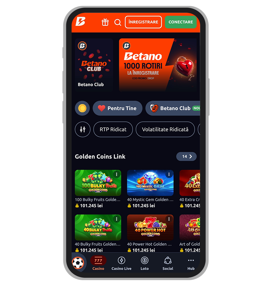Pagina Betano Casino mobile