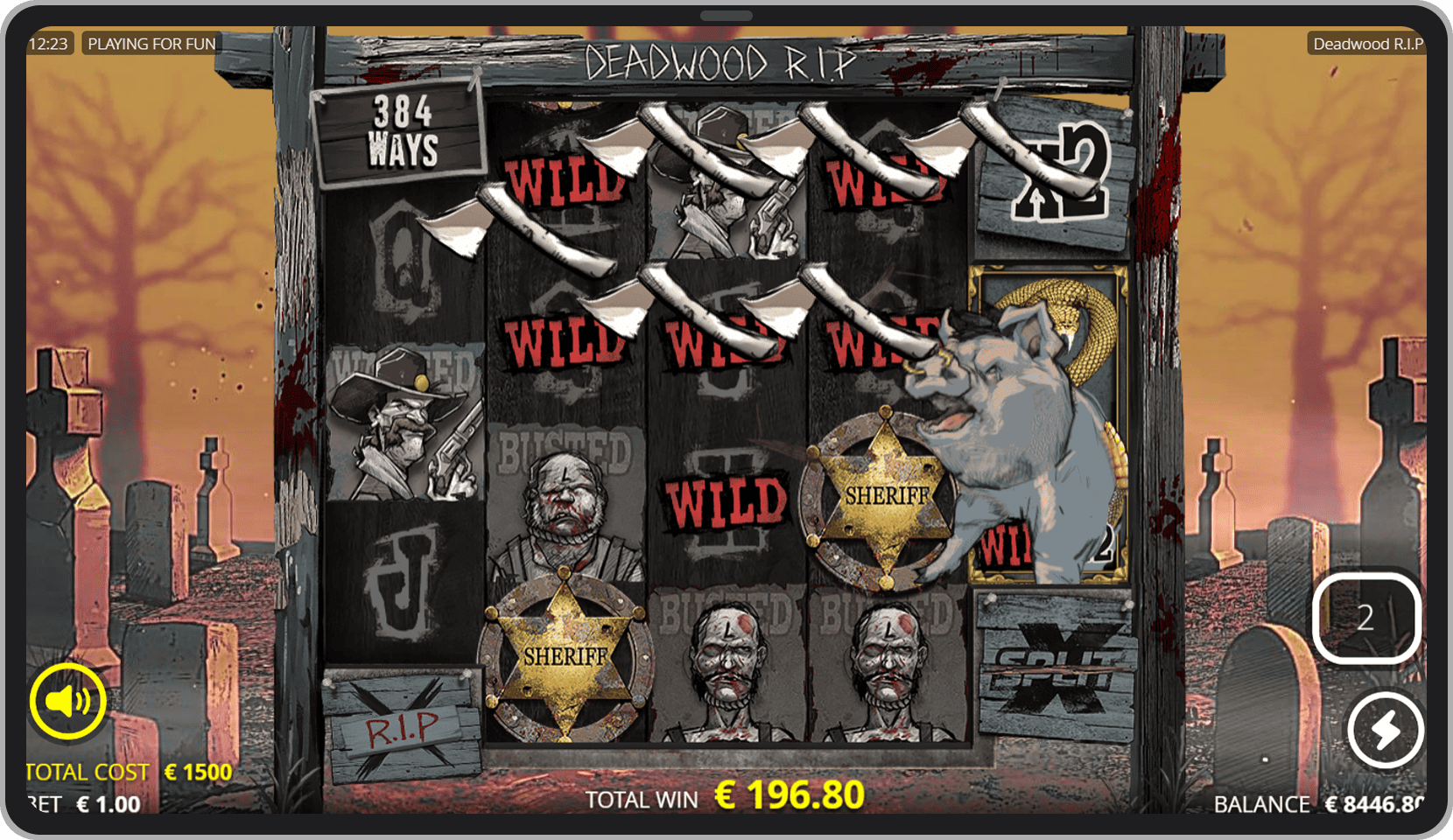 Salvation Spins bonus mode