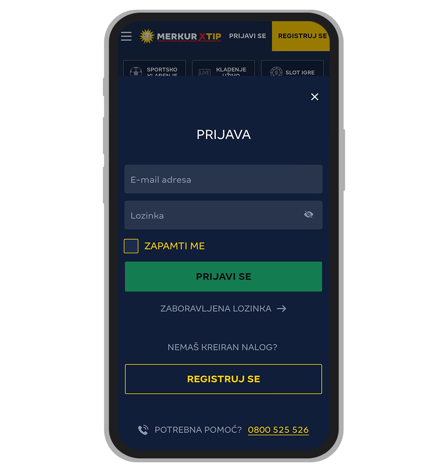 MerkurXtip prijavi se