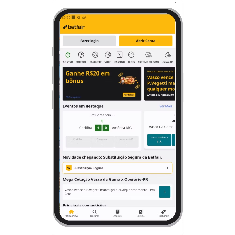App da Betfair