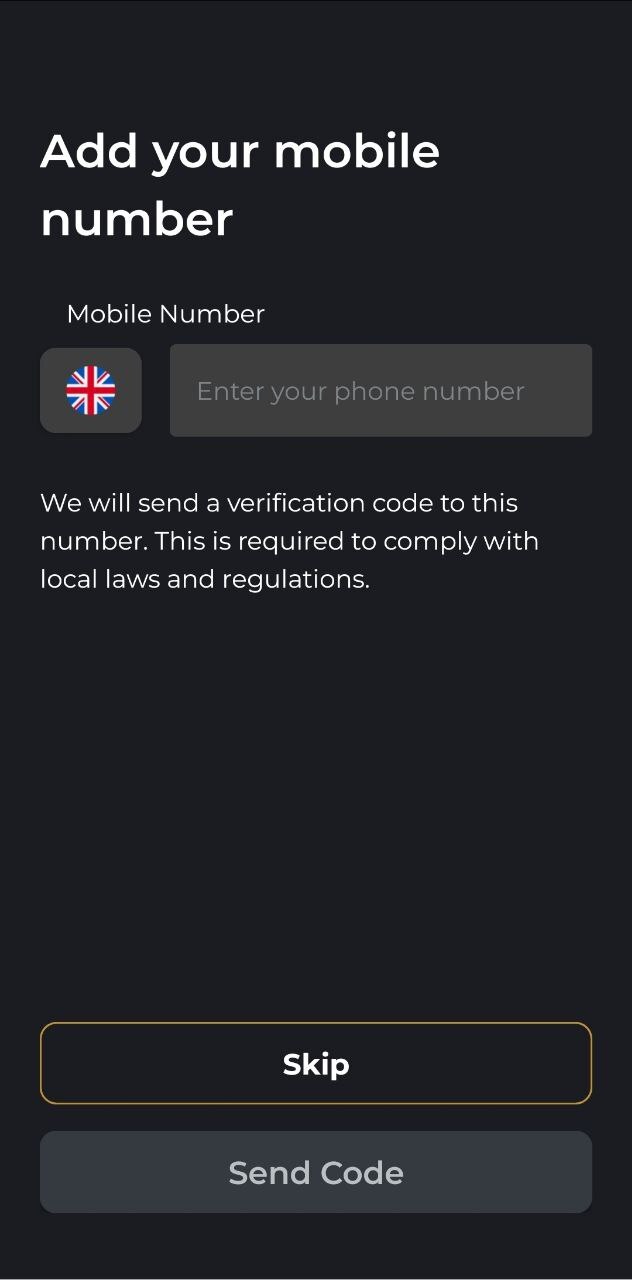 Mobile phone number