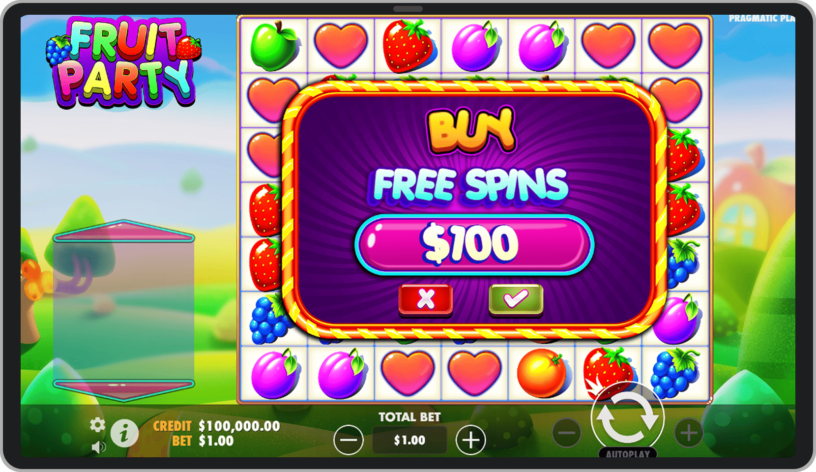 Meniu cumpărare bonus