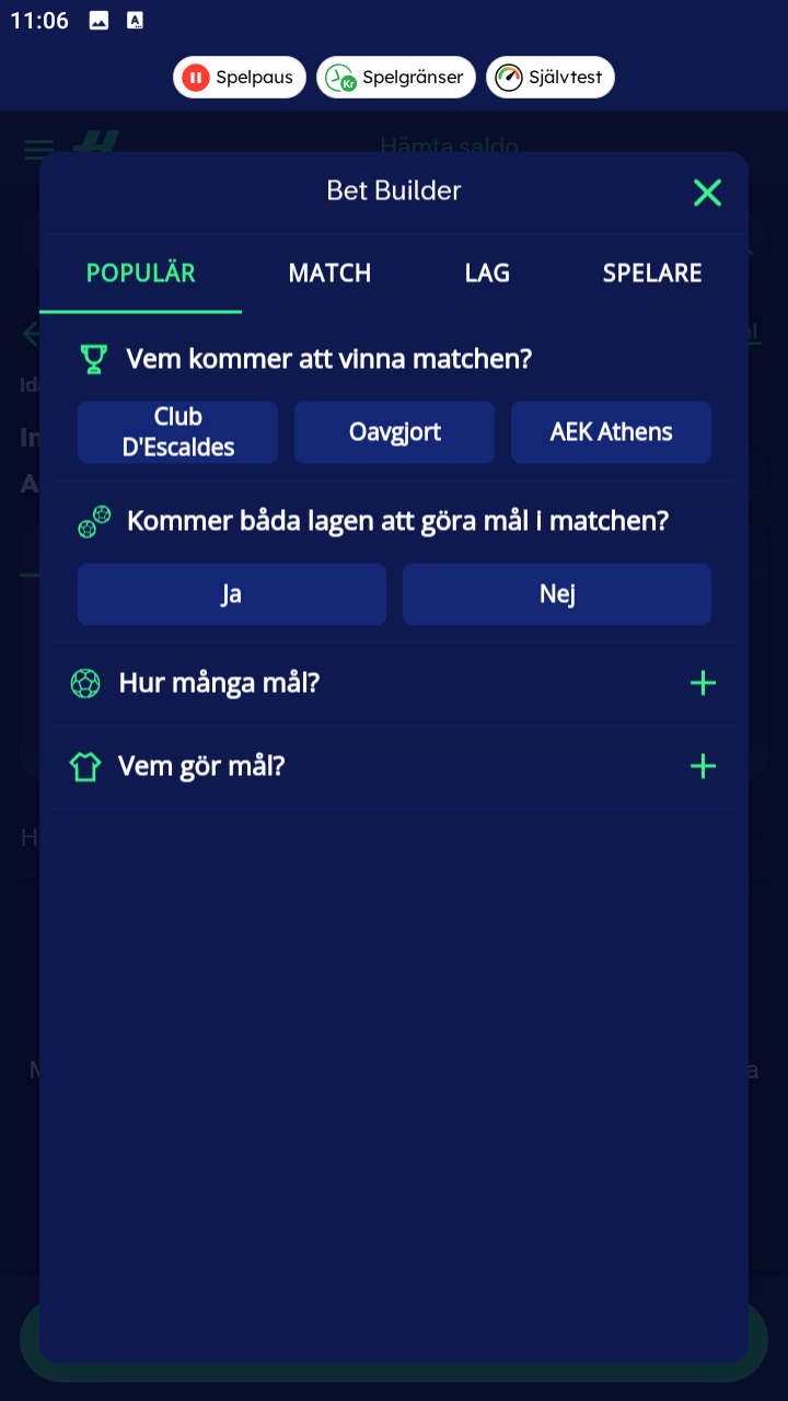 Bet Builder