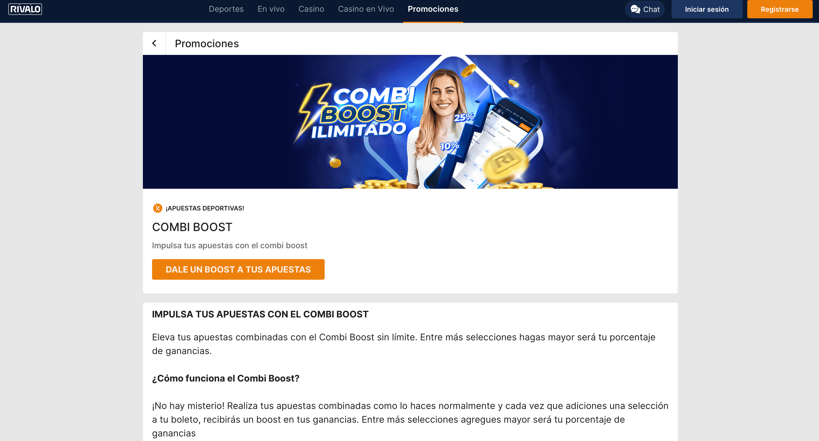 Combi Boost. Rivalo