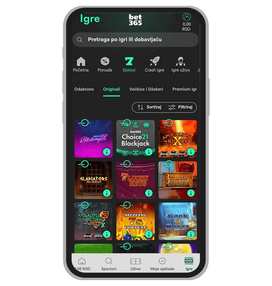 Bet365 originali