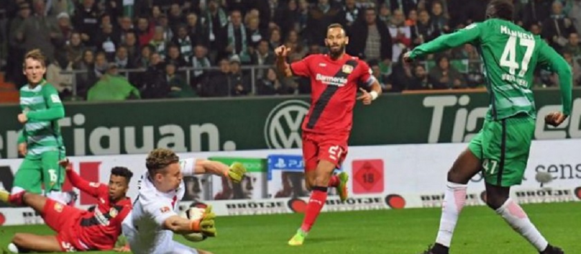 Werder Bremen v Bayer Leverkusen. Pontul lui Gavan