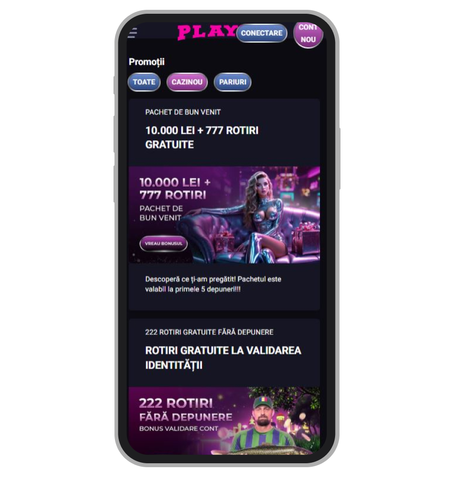 Bonusuri și promoții Player Casino