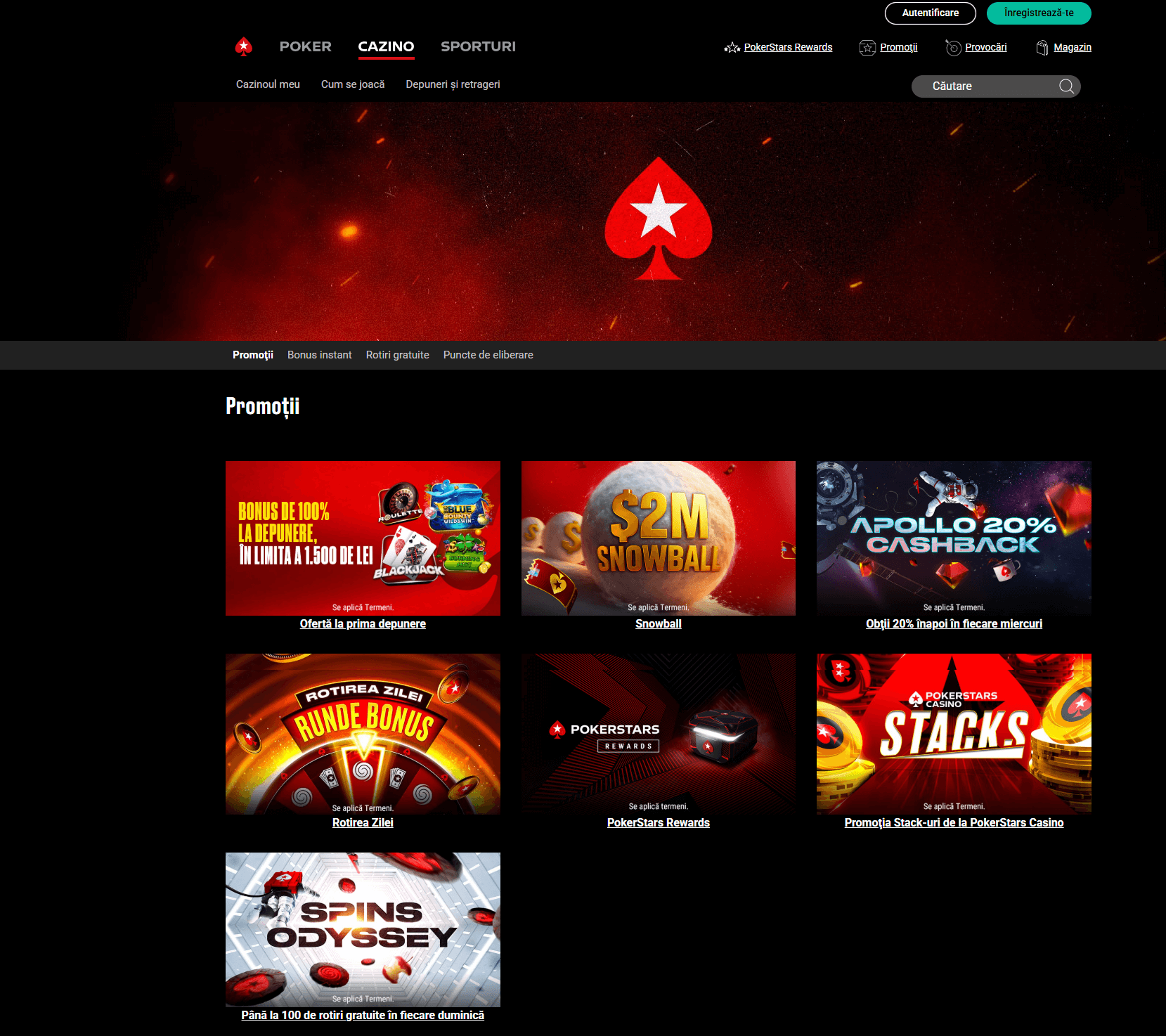 Pagina de promoții Netbet Casino