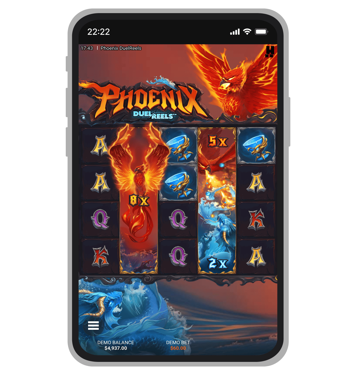 Proširujući simbol u Phoenix DuelReels