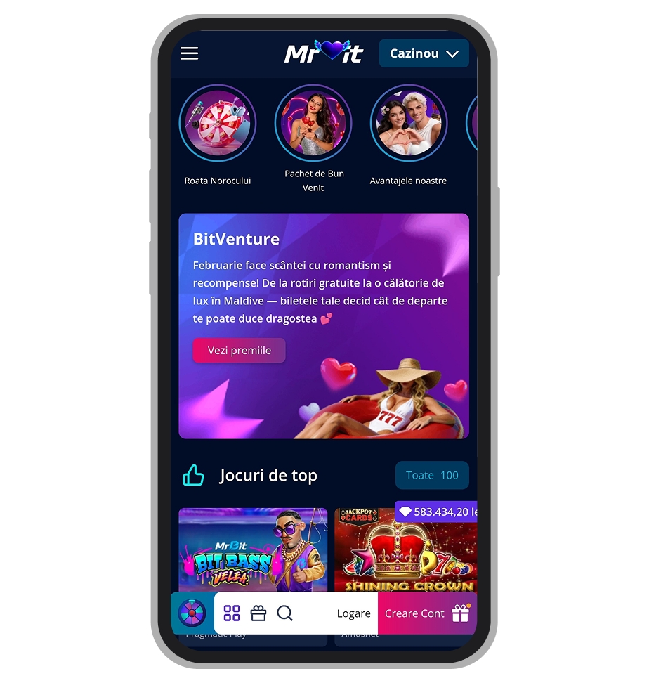 Homepage Mr Bit Casino