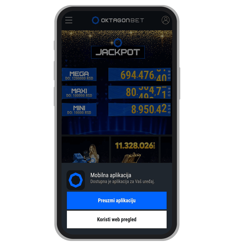 Oktagonbet mobilni sajt