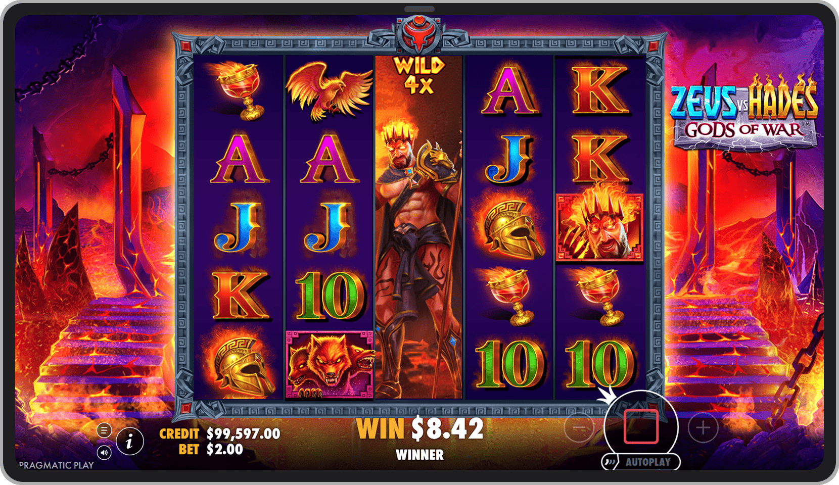 Joc bonus în modul Hades