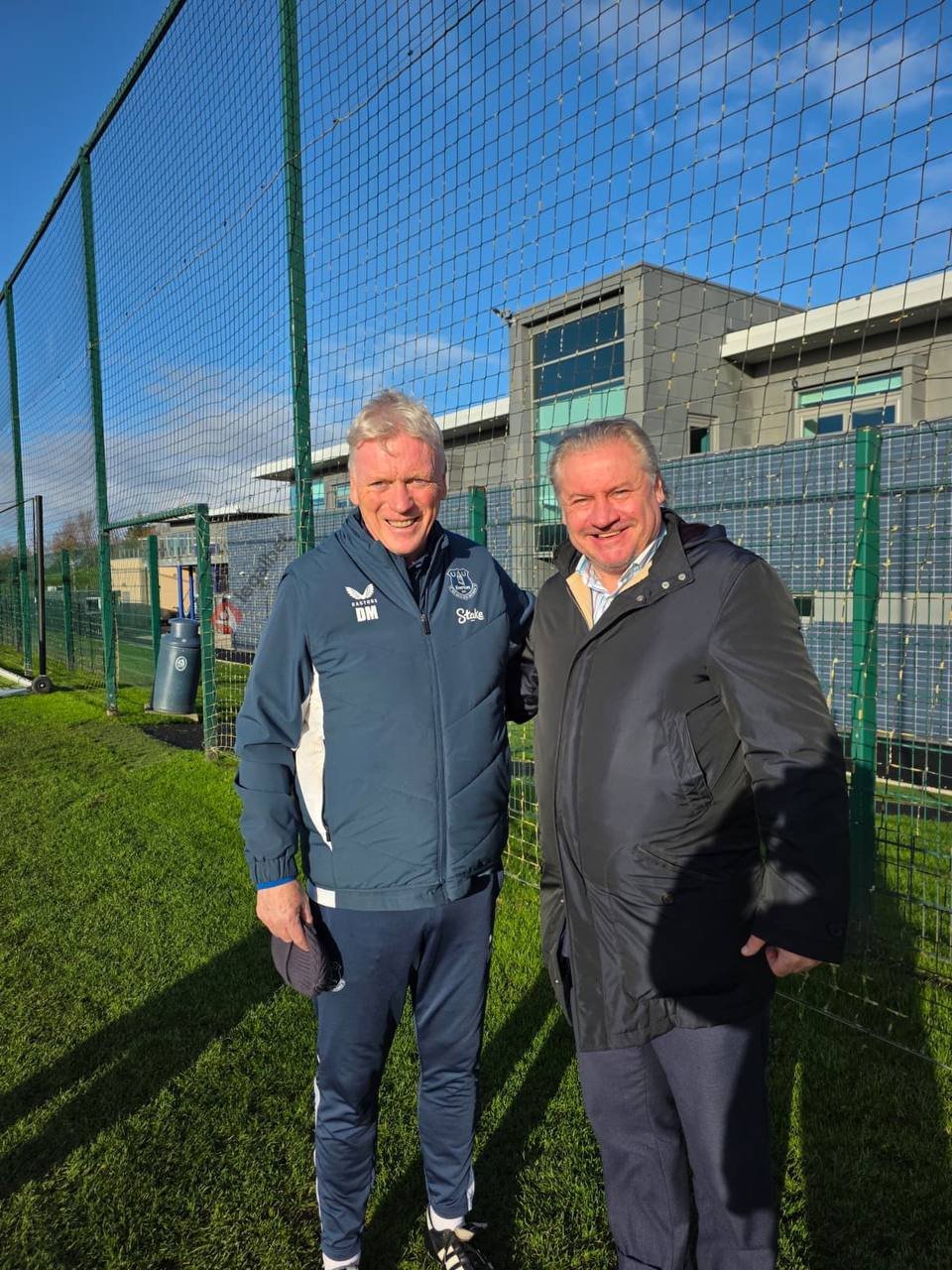 Алексей Комар: Канчельскис сделал фото с Мойесом во время стажировки в «Эвертоне».