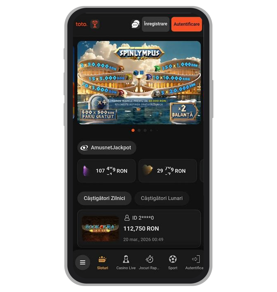 Pagina principală TotoGaming Casino