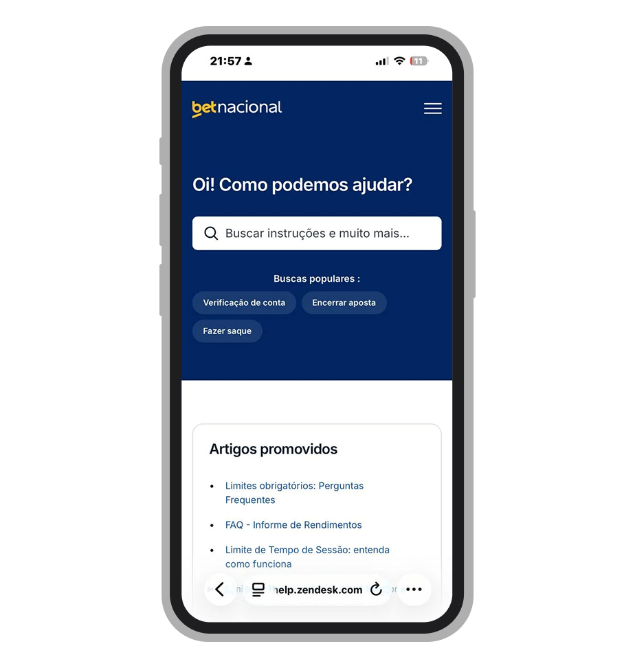 Central de ajuda da Betnacional