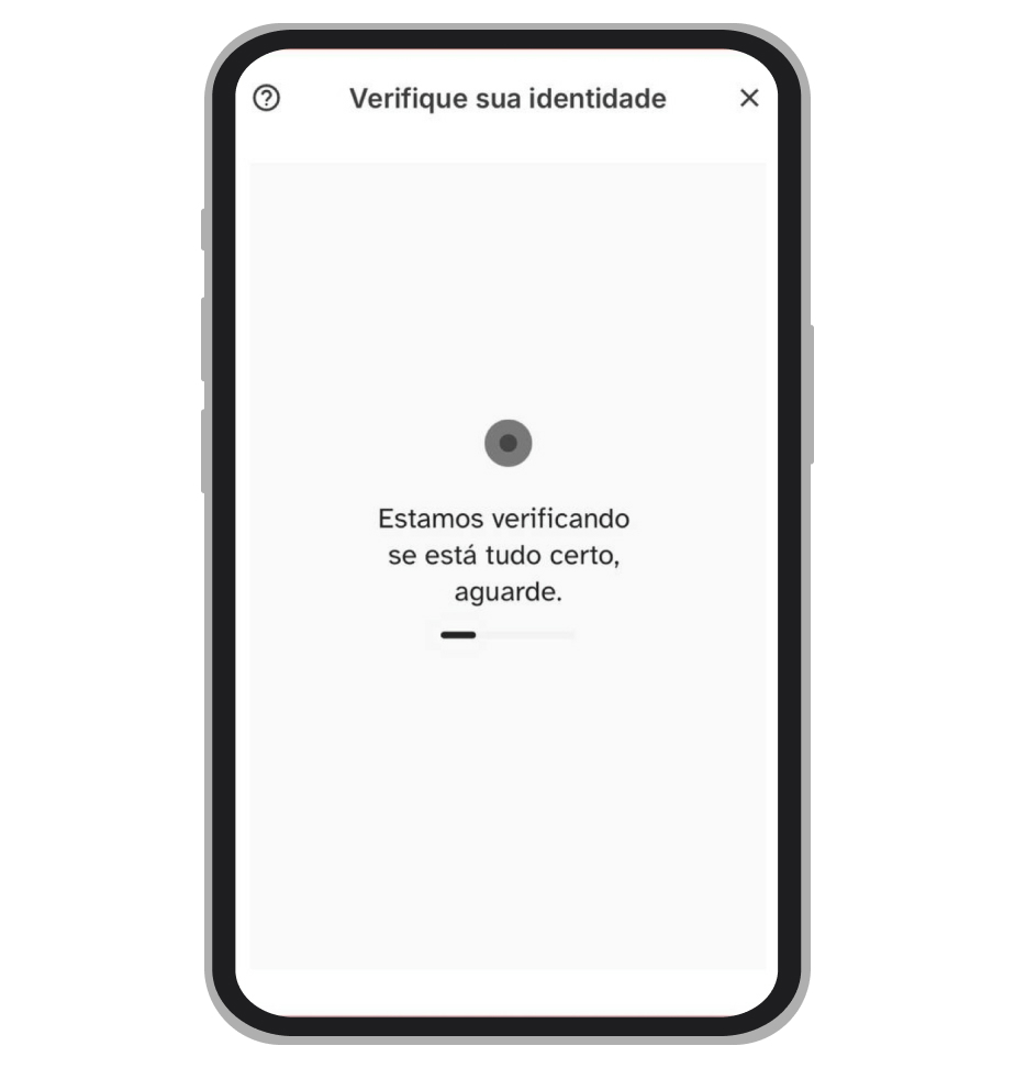 Faça a verificação da identidade 