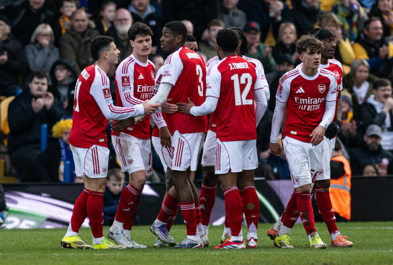«Арсенал» вышел в 1/4 финала Кубка Англии, с трудом победив клуб третьего дивизиона.