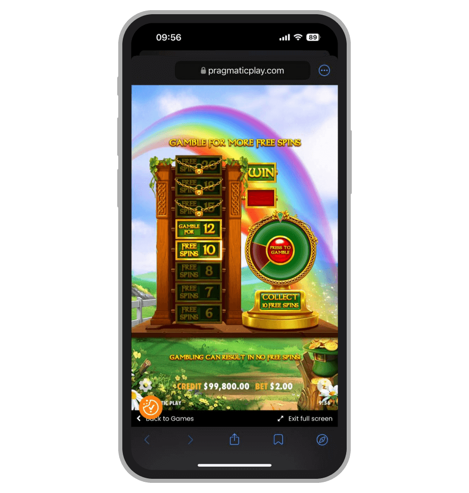 Риск-игра в слоте Wild Wild Riches Megaways