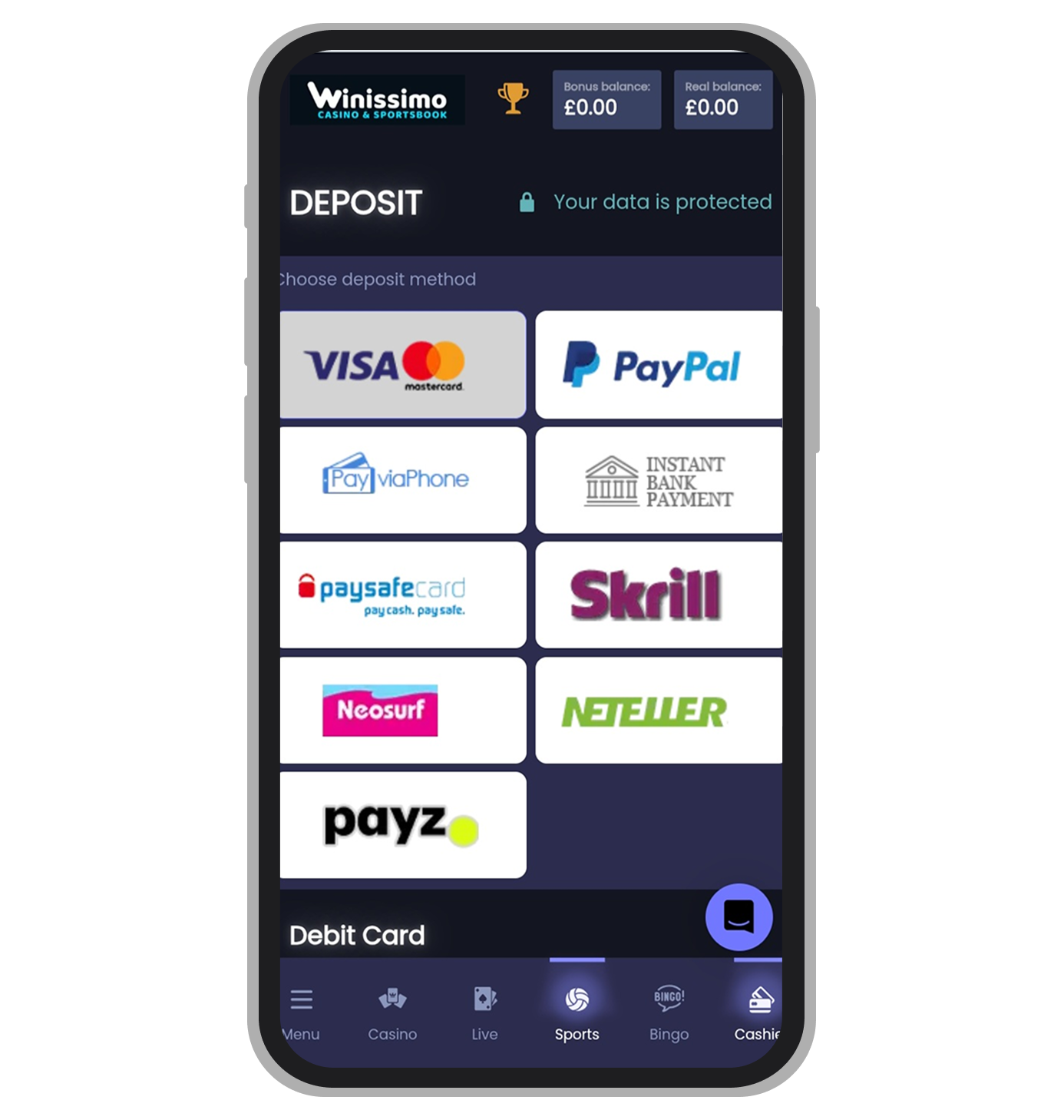 Payment methods