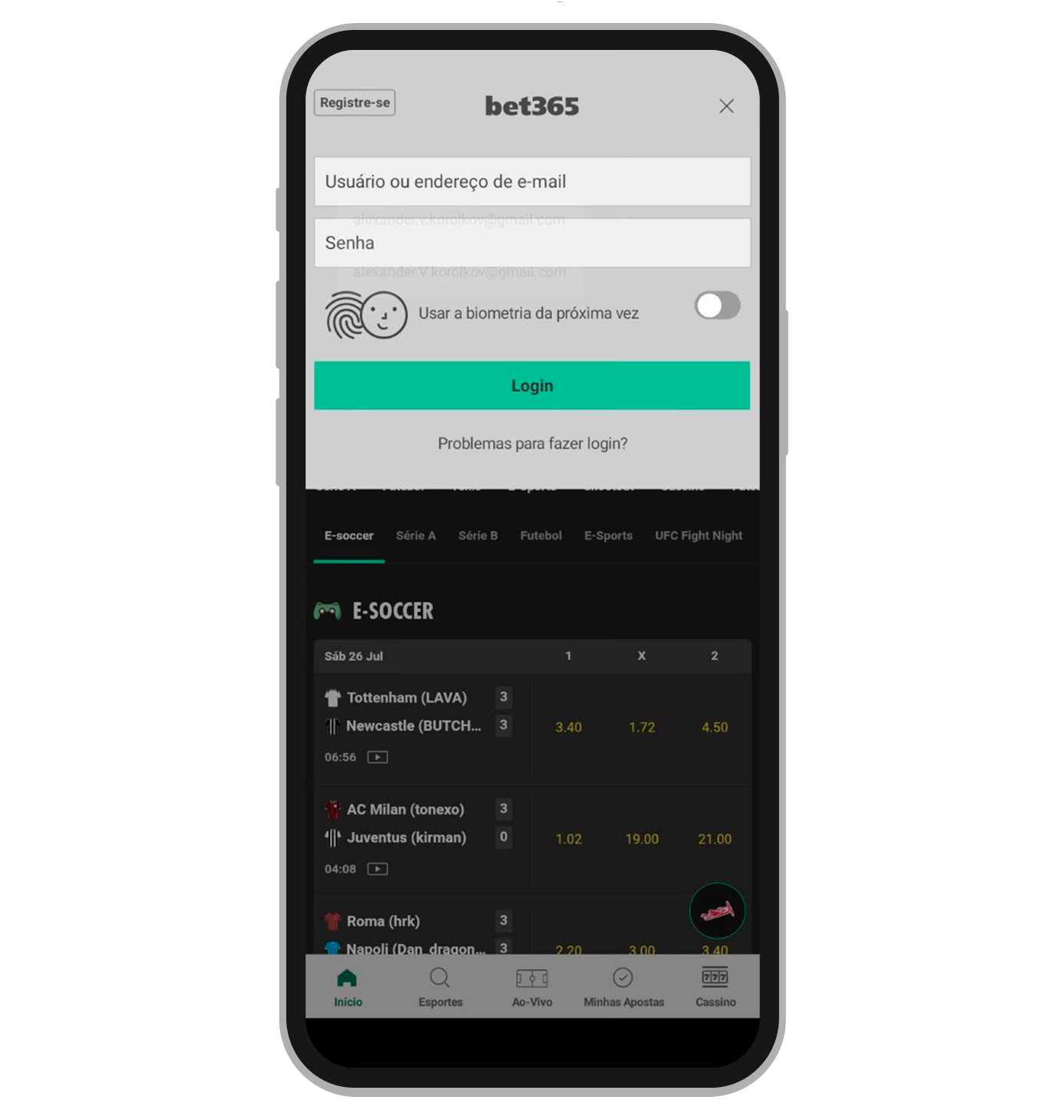 Acesso com biometria