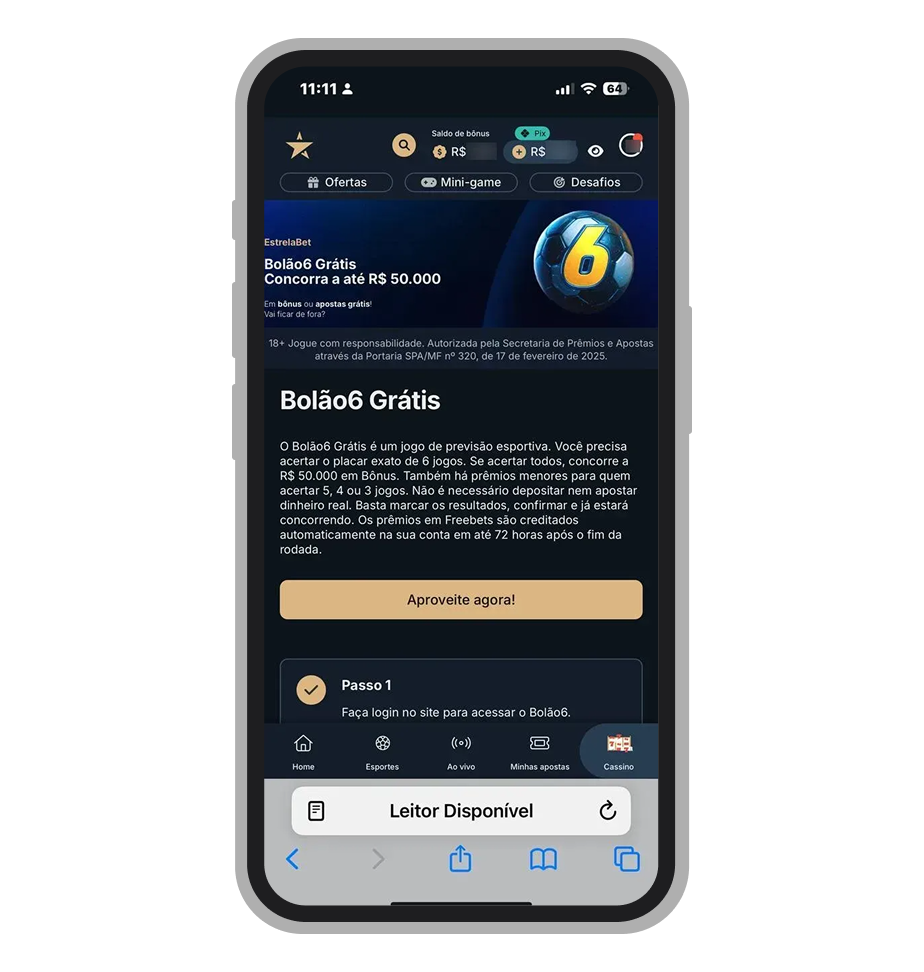 Bolão Grátis da EstrelaBet