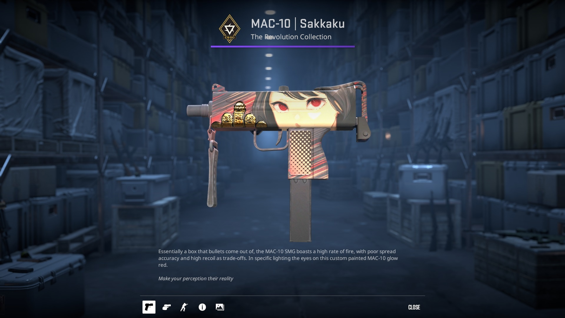 MAC-10 | Саккаку и средний палец