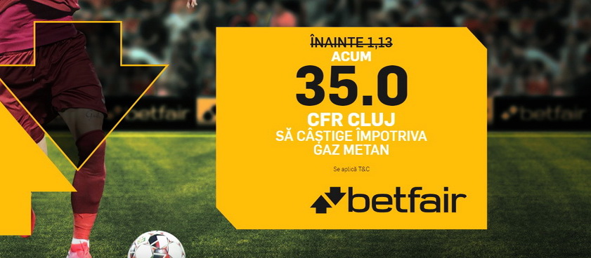 Ia-ţi cota cu noroc la meciul din 13 iulie CFR vs Gaz Metan