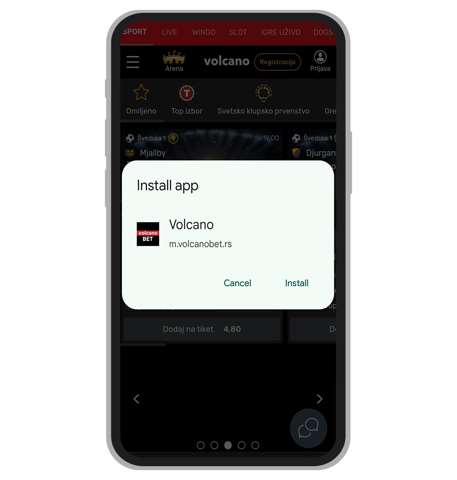Instalacija aplikacije