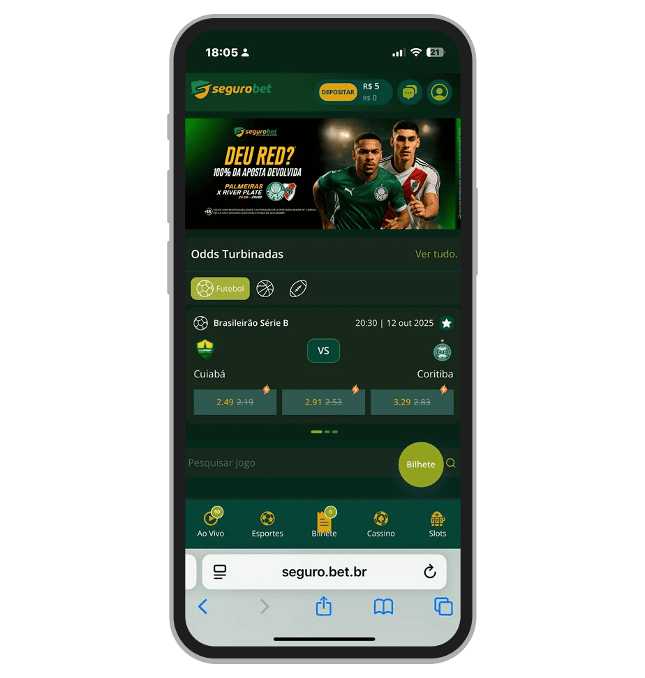 Odds turbinadas Segurobet