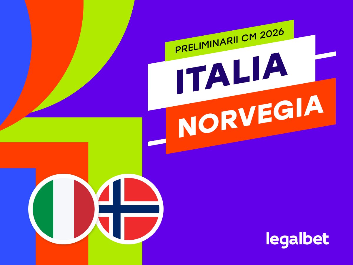 Italia - Norvegia, ponturi pariuri preliminarii Cupa Mondiala 2026