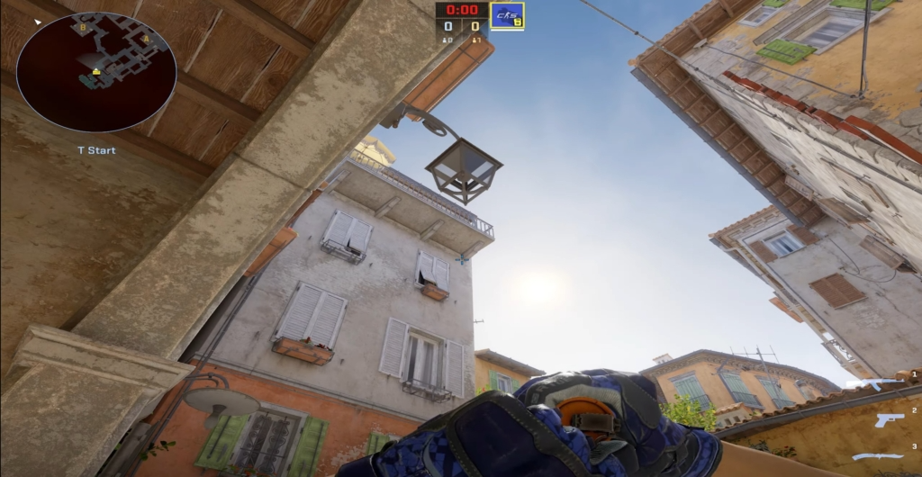 Смок на старте раунда за сторону атаки