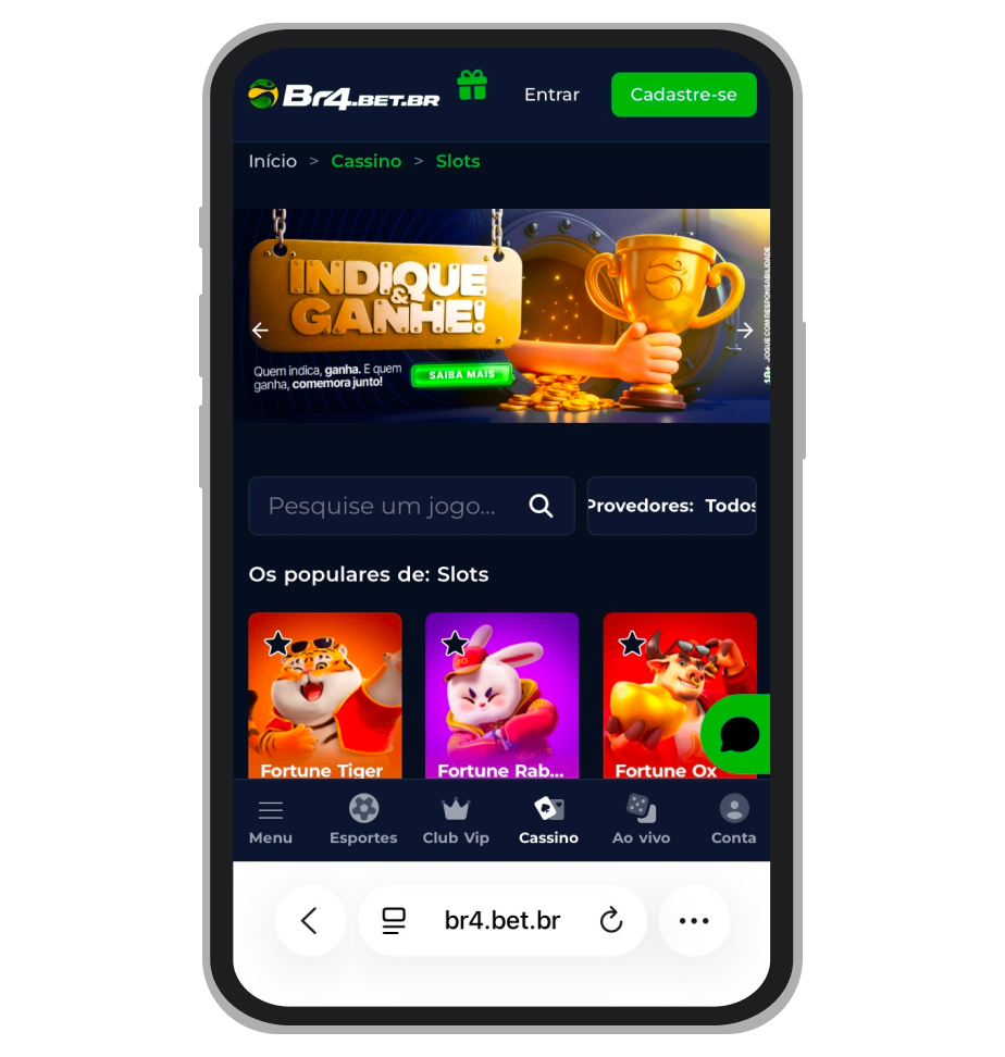 Cassino online da BR4Bet