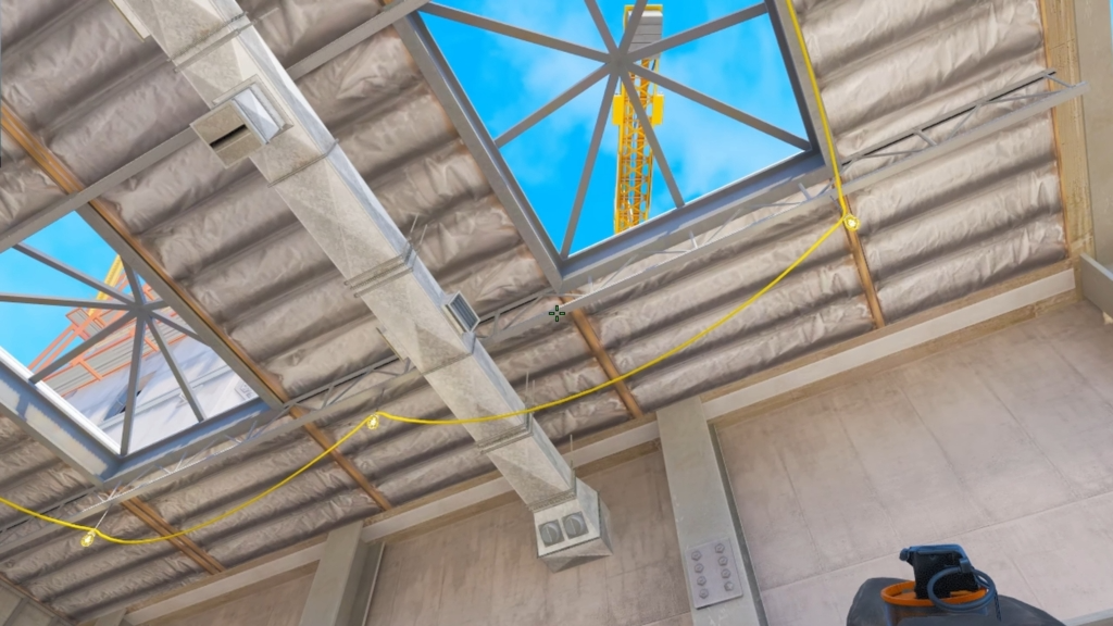 Дым с Т-спауна на A-плент