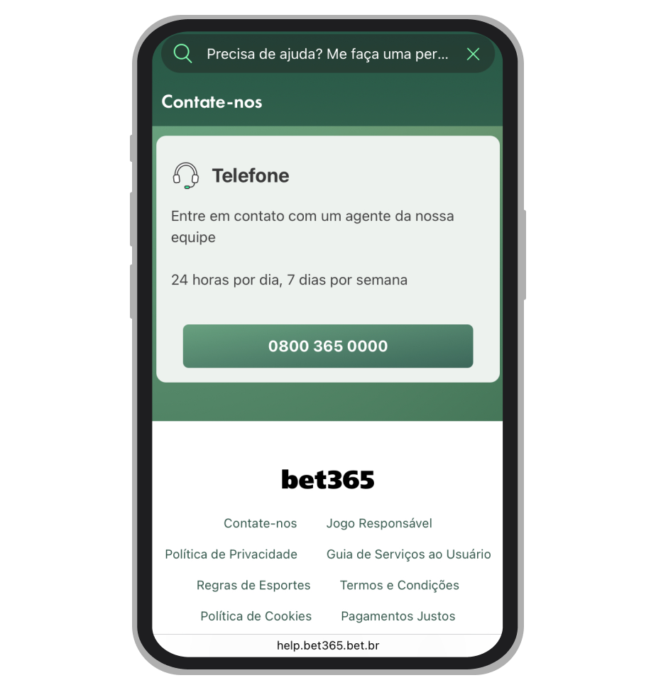 Contato por telefone