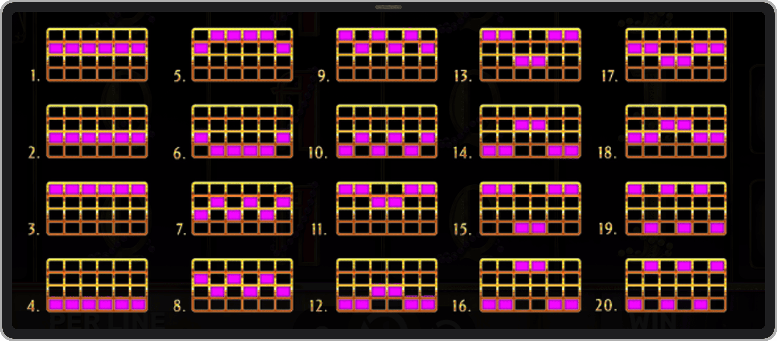 Линии выплат