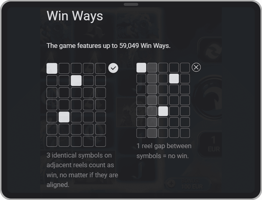 Скриншот с правилами