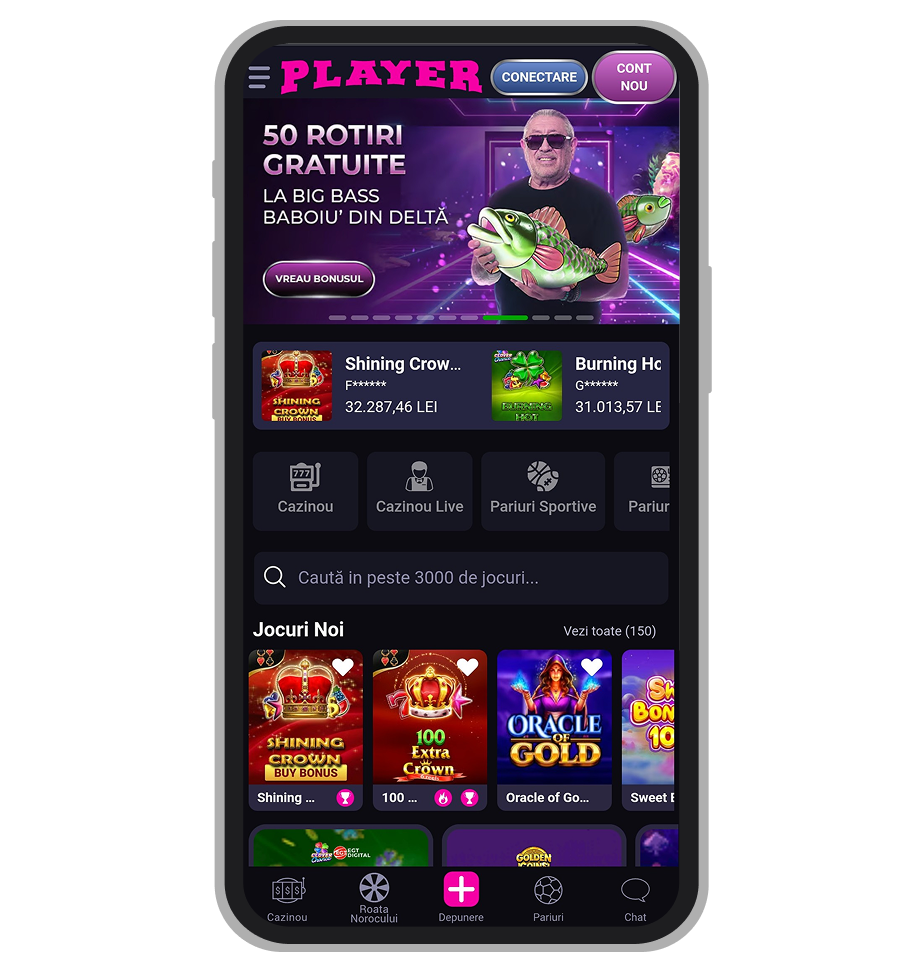 Pagina Player Casino mobile