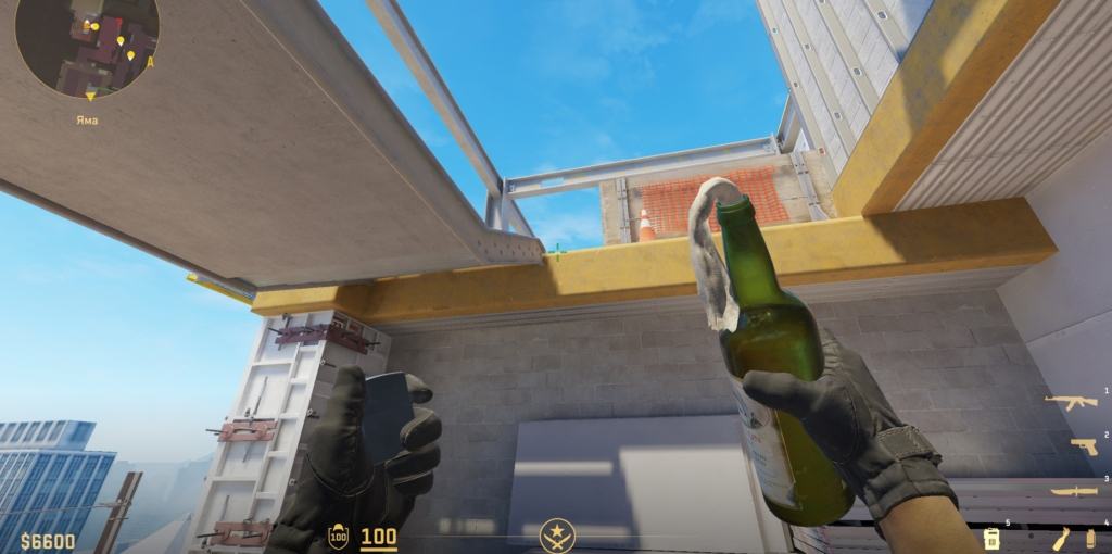 Молотов с рампы B на 4,