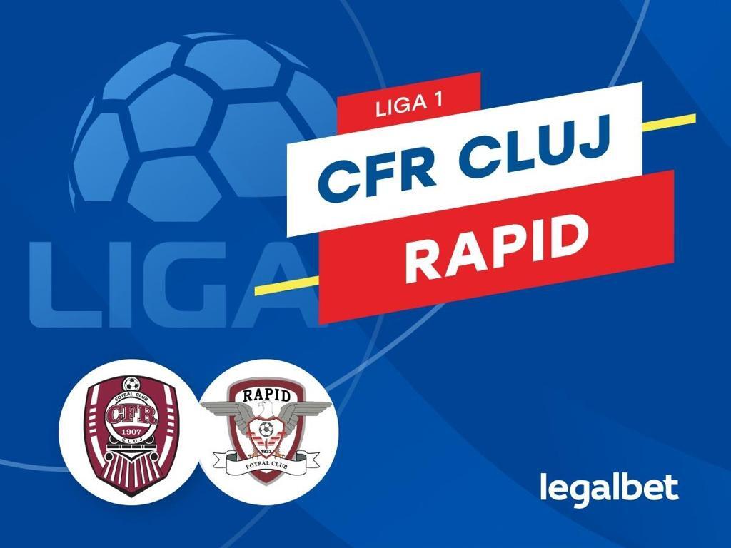 Maraz: Rapid Bucuresti - CFR Cluj | Cote la pariuri, ponturi si informatii.