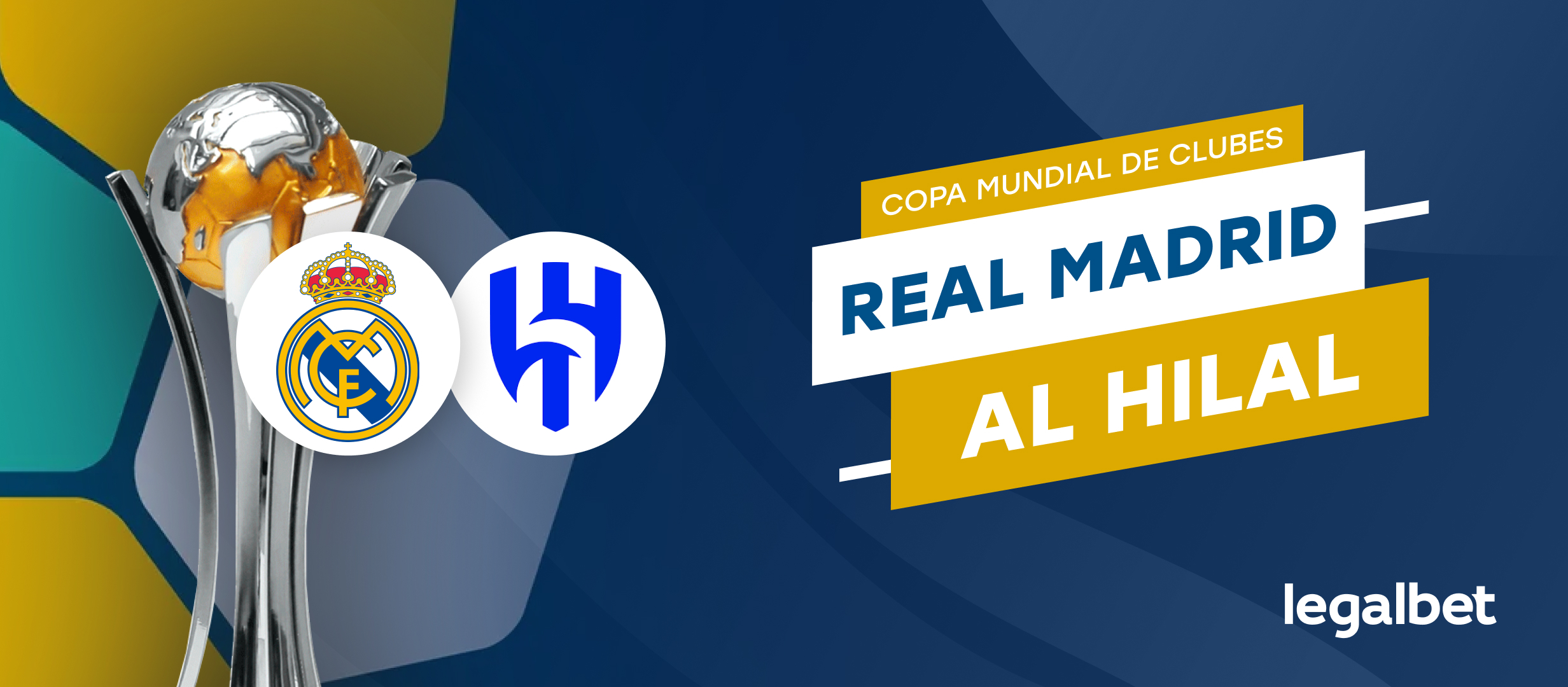 Apuestas y cuotas Real Madrid - Al Hilal, Mundial de Clubes 2023