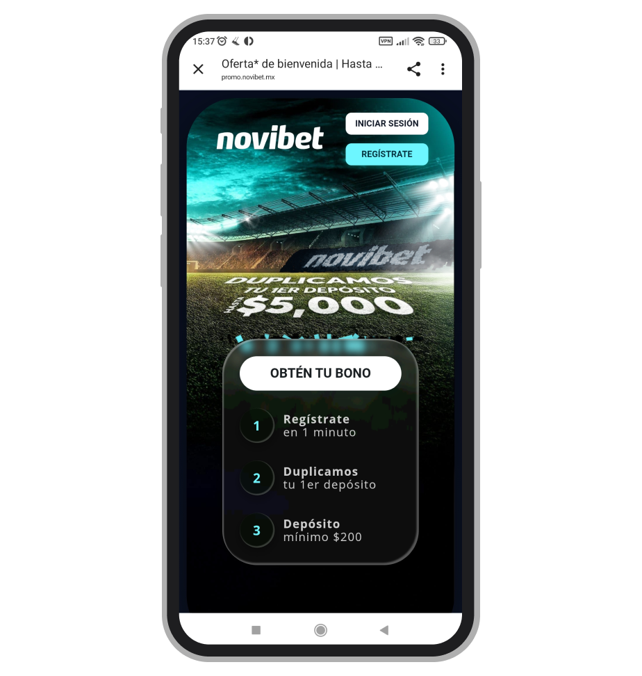 Promoción de bienvenida