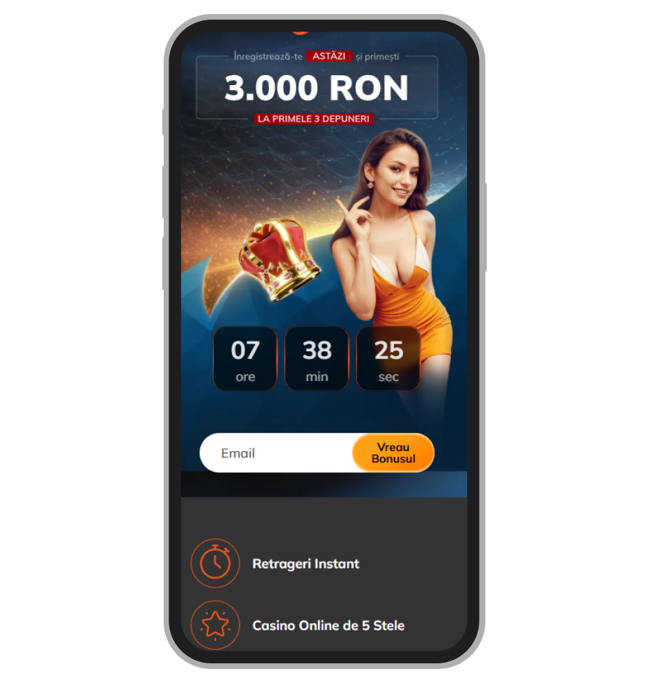 Inițierea procesului de înregistrare Luck Casino