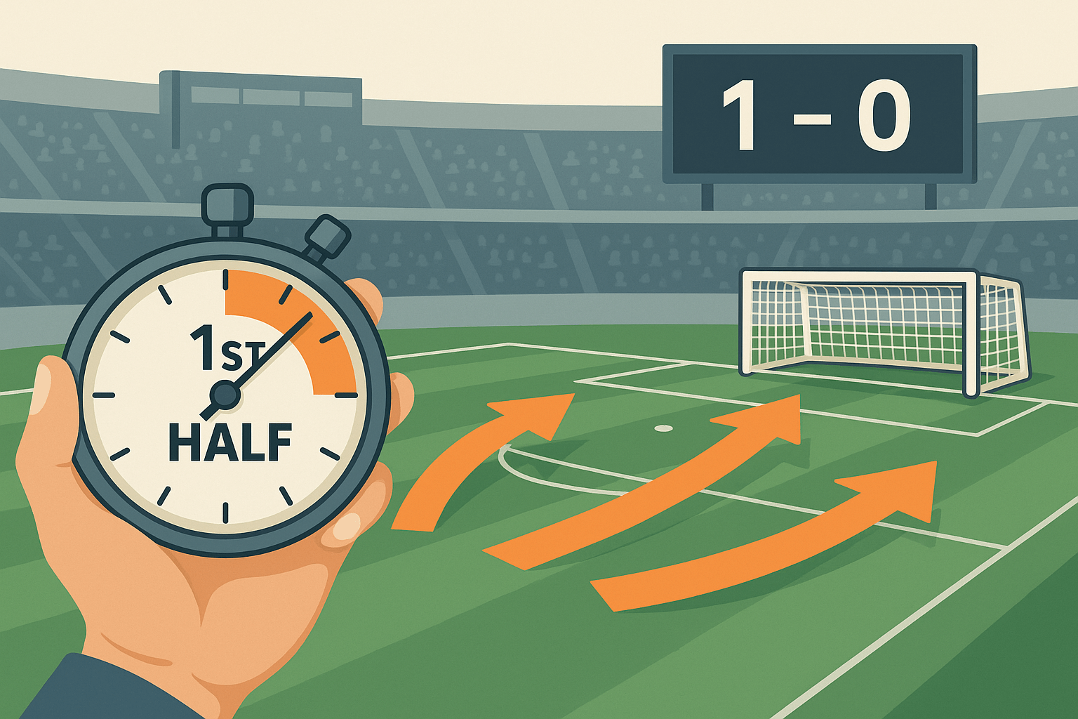 Estratégia de Apostas em Gol no Primeiro Tempo