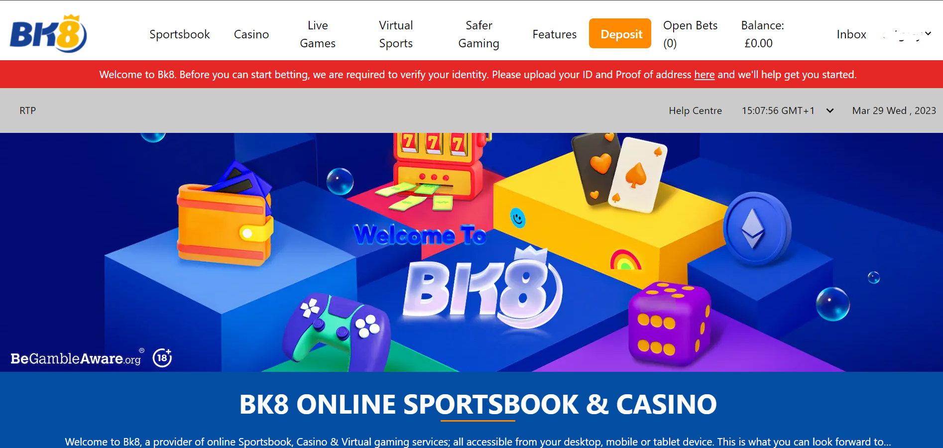 BK8 Sportsbook Review & Rating 2024