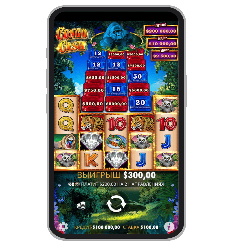 Деморежим игры Congo Cash