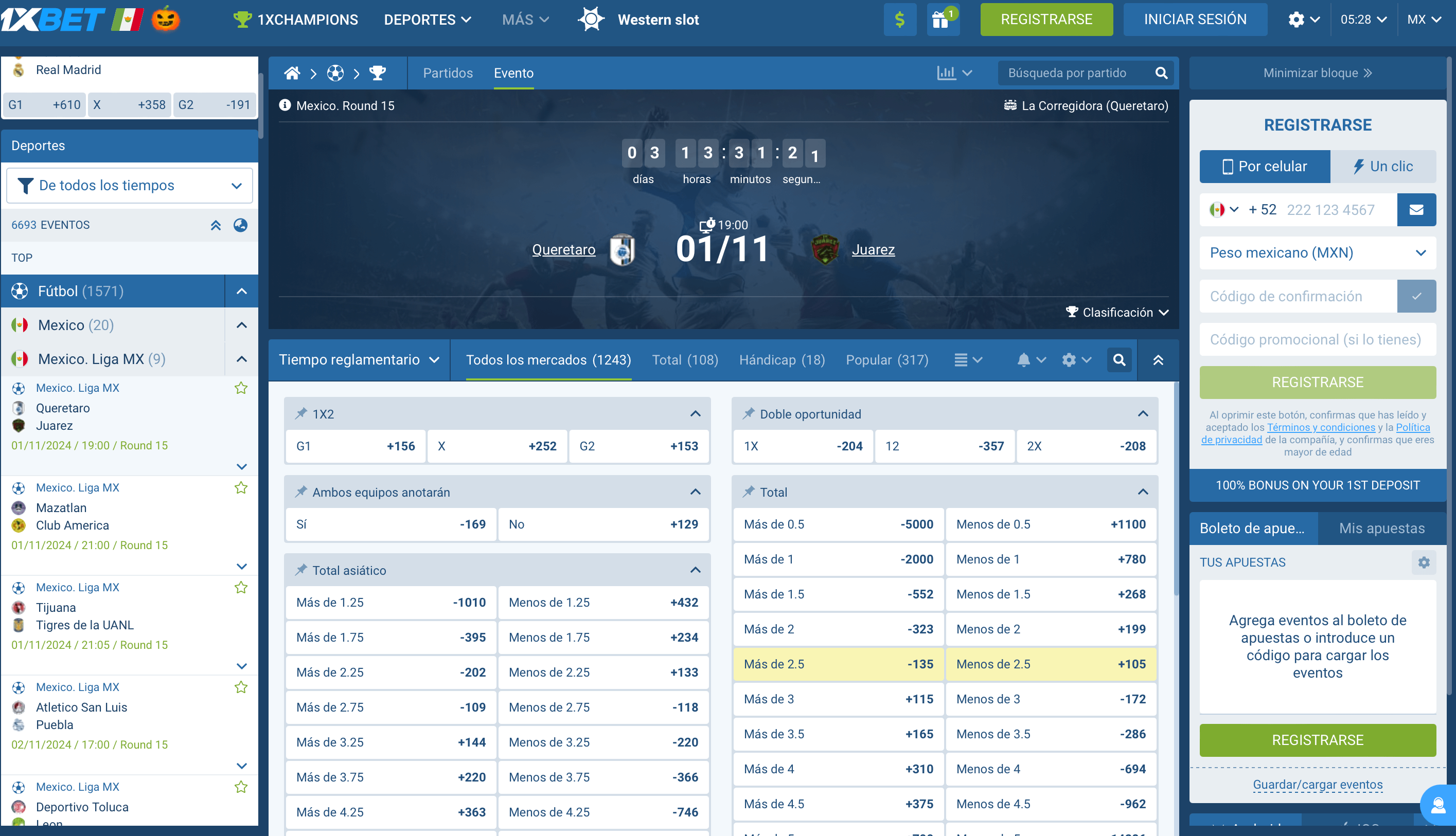 Tipos de apuestas en fútbol