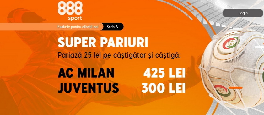 Nu rata cotele generoase pentru marele meci Milan - Juventus!