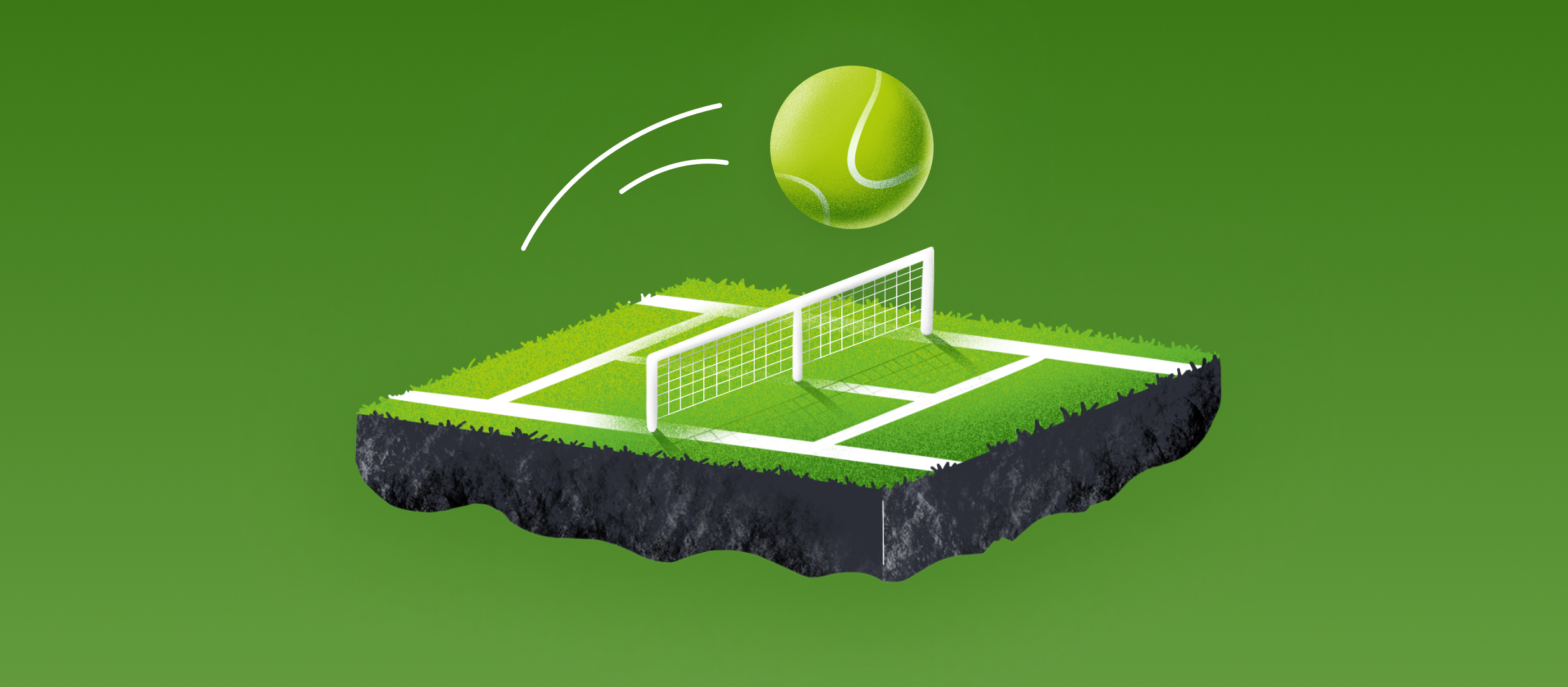 La hierba es la superficie más específica en el tenis. ¿Cómo apostar en ella?